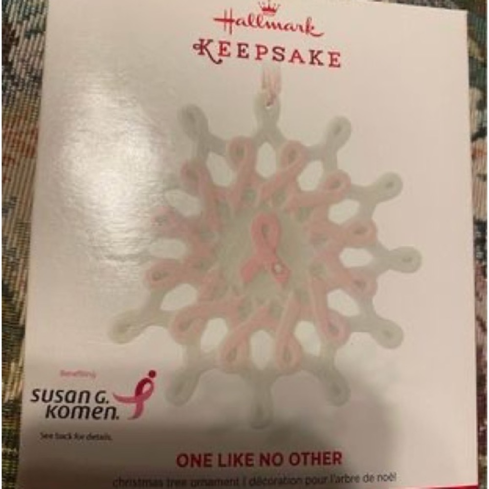 Hallmark Breast Cancer ornament